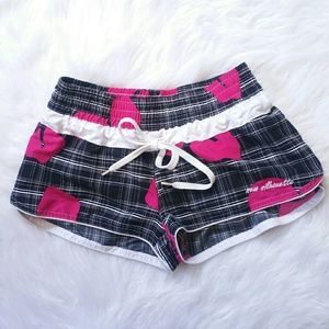 New Silhouette Hawaiian Plaid Board Shorts Small